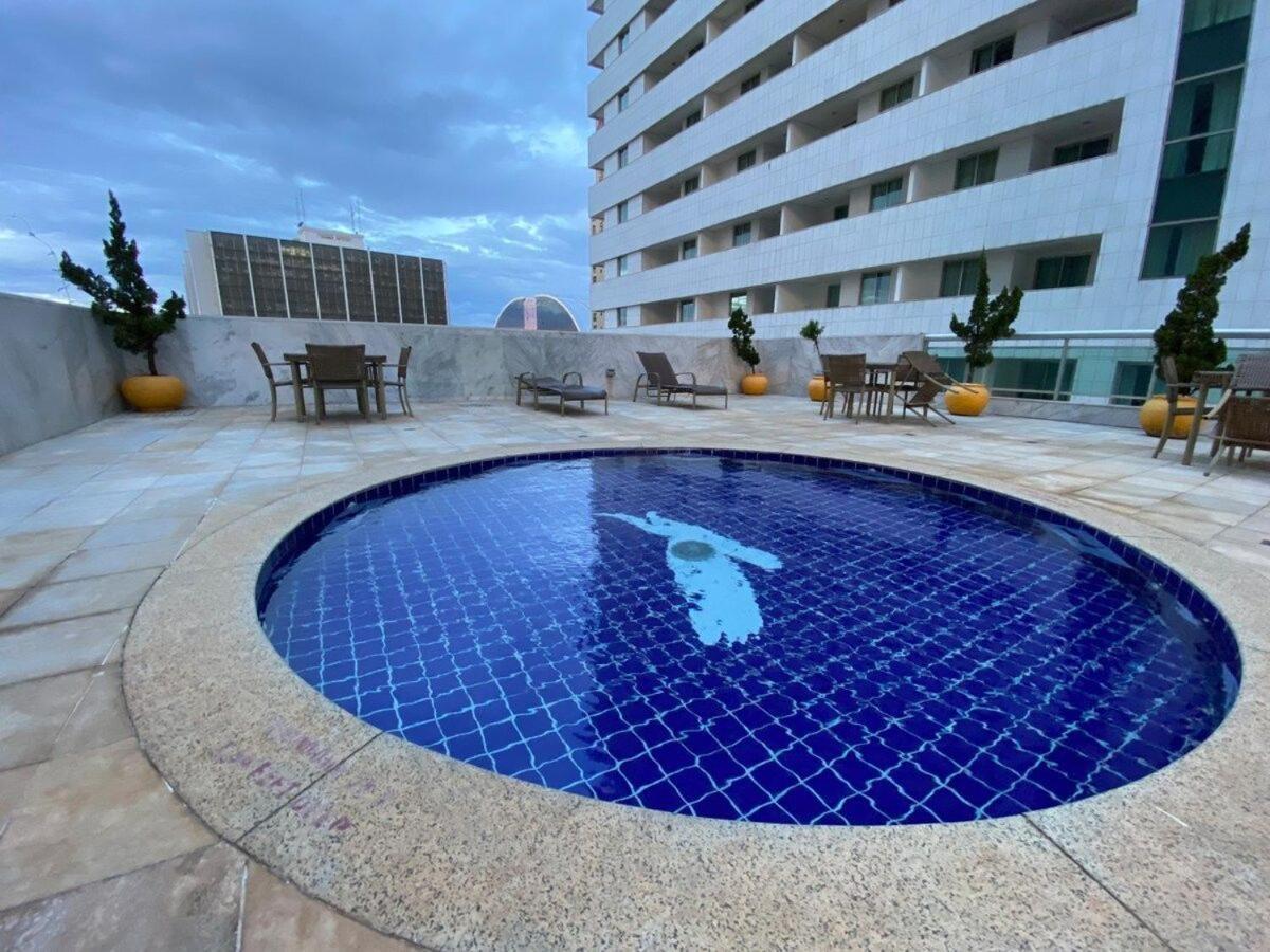 Flat Encantador No 11º Com Vista Pra Torre De Tv Brasília Exteriör bild