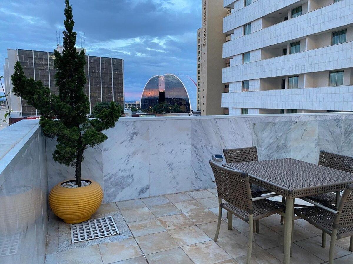 Flat Encantador No 11º Com Vista Pra Torre De Tv Brasília Exteriör bild